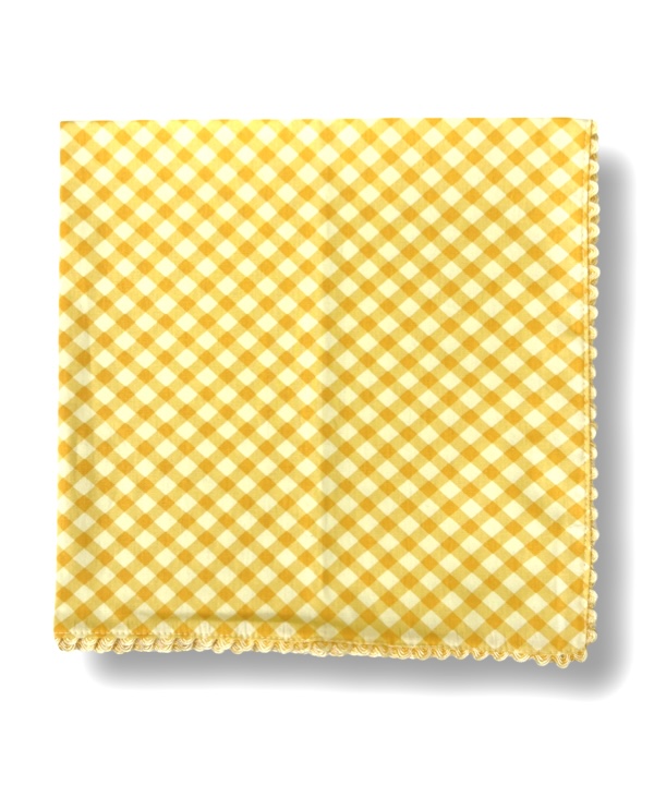 Guardanapo Xadrez Amarelo 20x21 - Flip 50 Unidades