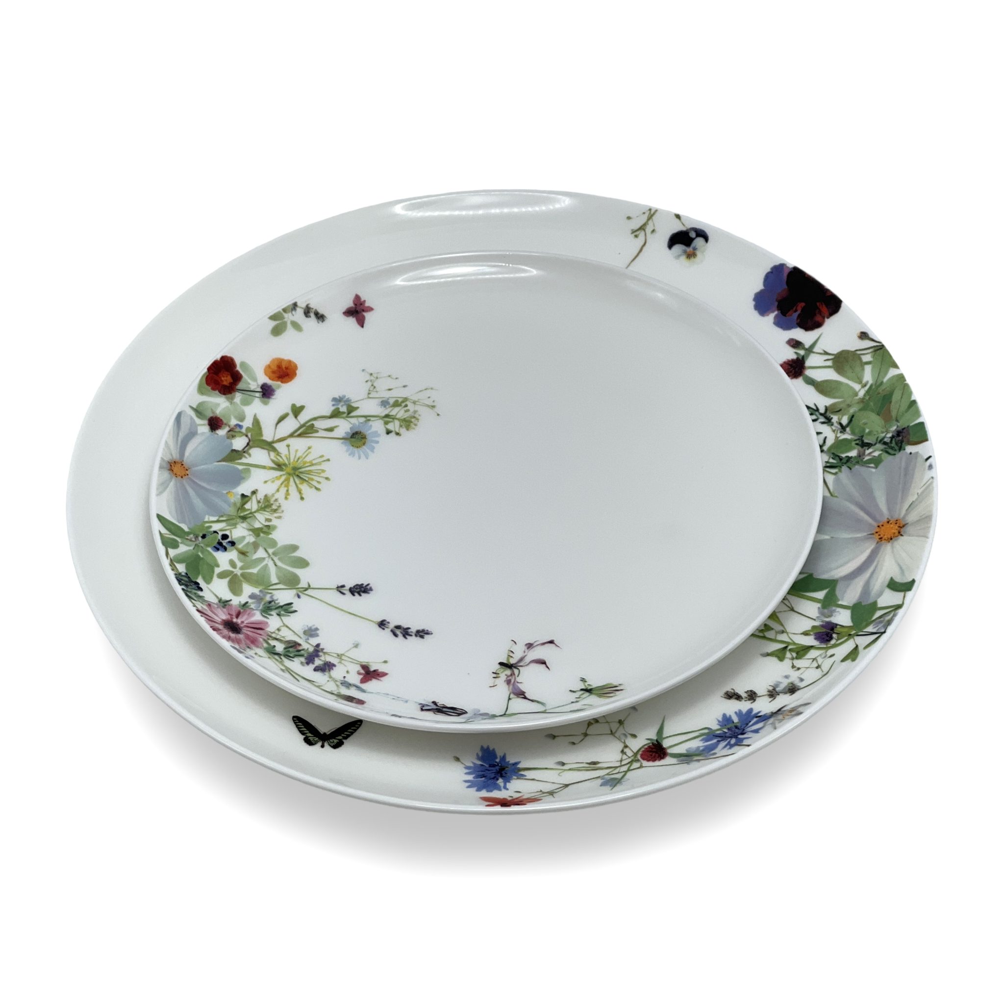 APARELHO DE JANTAR  ROSENTHAL GRAND AIR FLORAL COM 12 PEÇAS